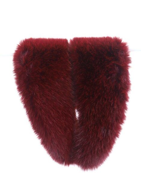MAXI CUELLO PELO BURDEOS