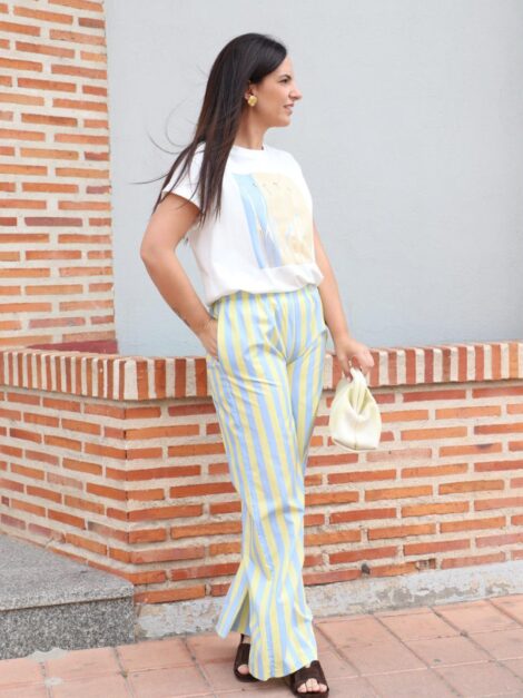 PANTALÓN RAYAS AMARILLO
