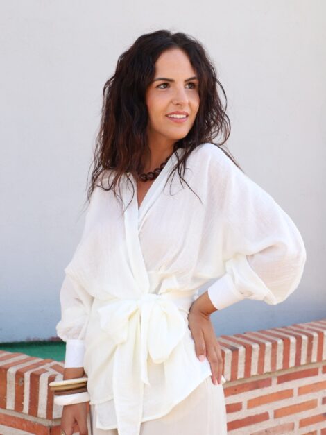 BLUSA NORDIC BLANCA