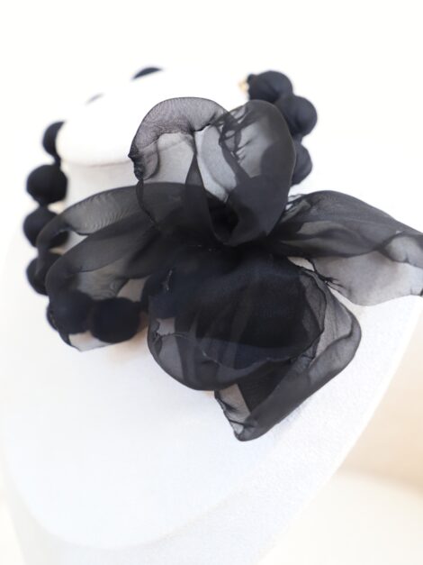 CHOKER FLOR NEGRO