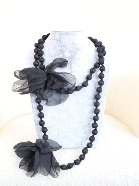 COLLAR BALL FLOR NEGRO