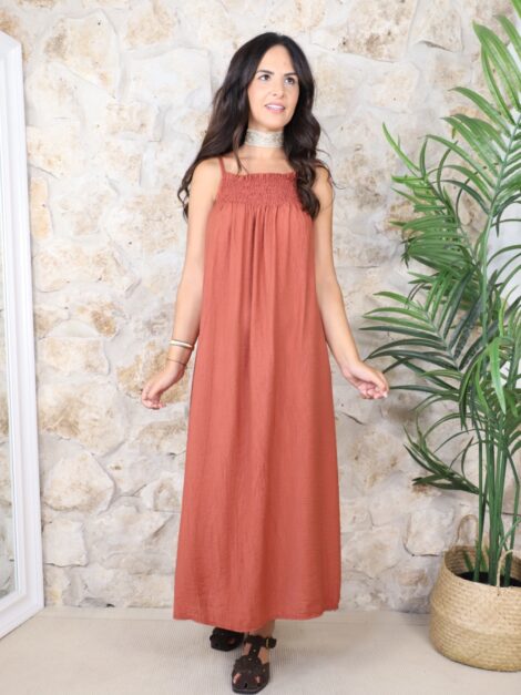VESTIDO BRASIL TERRACOTA