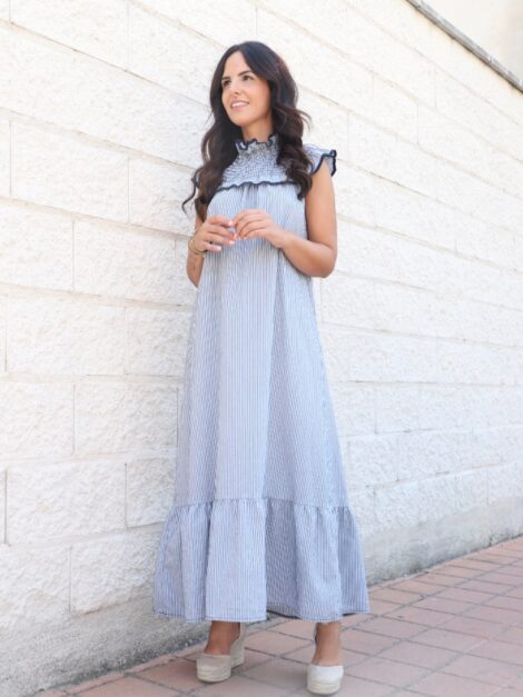 VESTIDO AMARANTO MARINO