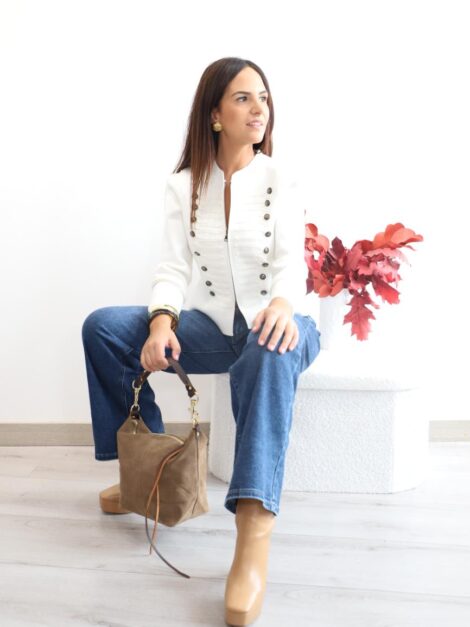 CHAQUETA VERSAILLES BLANCA