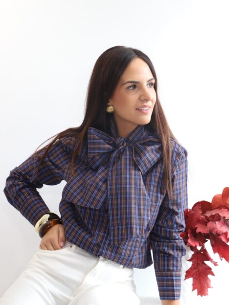 CAMISA COQUETTE CUADRO TARTÁN