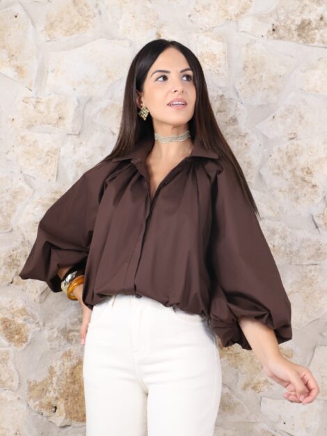 CAMISA ÁGATA CHOCOLATE
