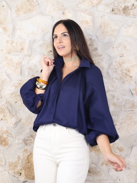CAMISA ÁGATA MARINO