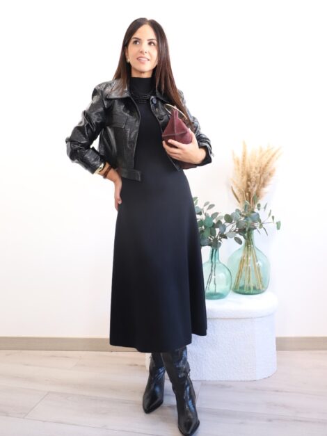 VESTIDO BRUMA PUNTO NEGRO