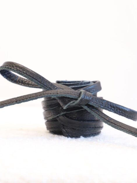 CINTURÓN FAJÍN COCCO NEGRO