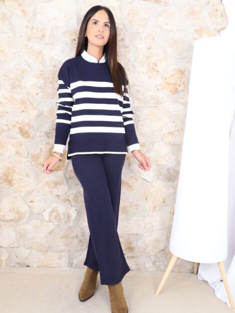 CONJUNTO PUNTO MARINO/BLANCO