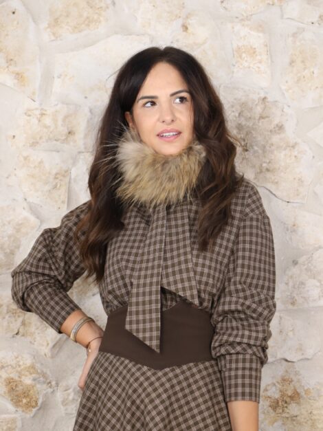CUELLO PELO NATURAL CAMEL